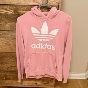 Adidas Women's Pink Hoodie (adult xs/s or youth L)